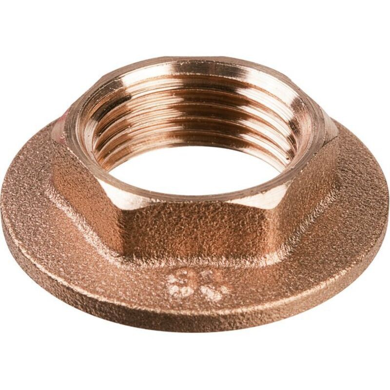 Messing-kontermutter Mit Aufschraubbarem Flansch – F 3/8" – 169g – Thermador
