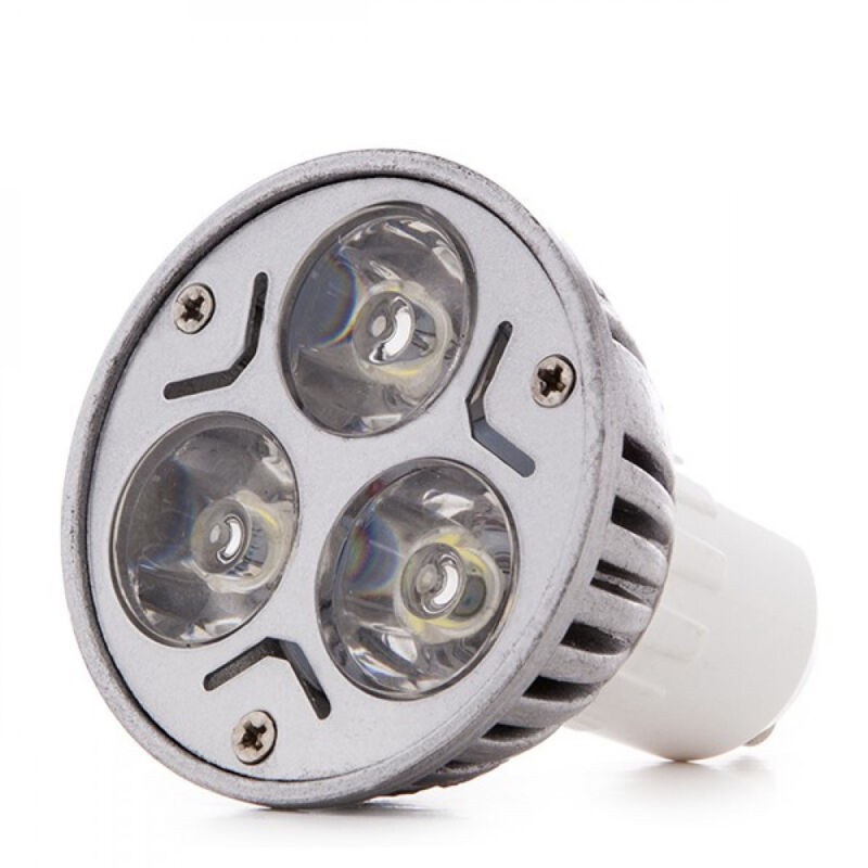 Led-lampe Gu10 3w 281lm 2700ºk 40.000h [jl-gu10-3x1w-a-ww] - Led-lampe Gu10 3w 281lm 2700ºk 40.000h [jl-gu10-3x1w-a-ww]
