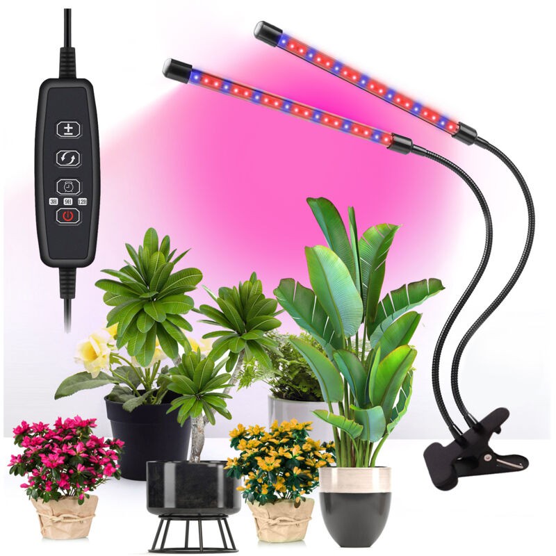 Led-pflanzenlampe, Vollspektrum, Für Blütenwachstum, Mit Clip-einstellung