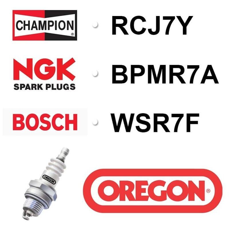 Oregon Kerze - Champion Rcj7y Ngk Bpmr7a Bosch Wsr7f - Oregon Kerze - Champion Rcj7y Ngk Bpmr7a Bosch Wsr7f