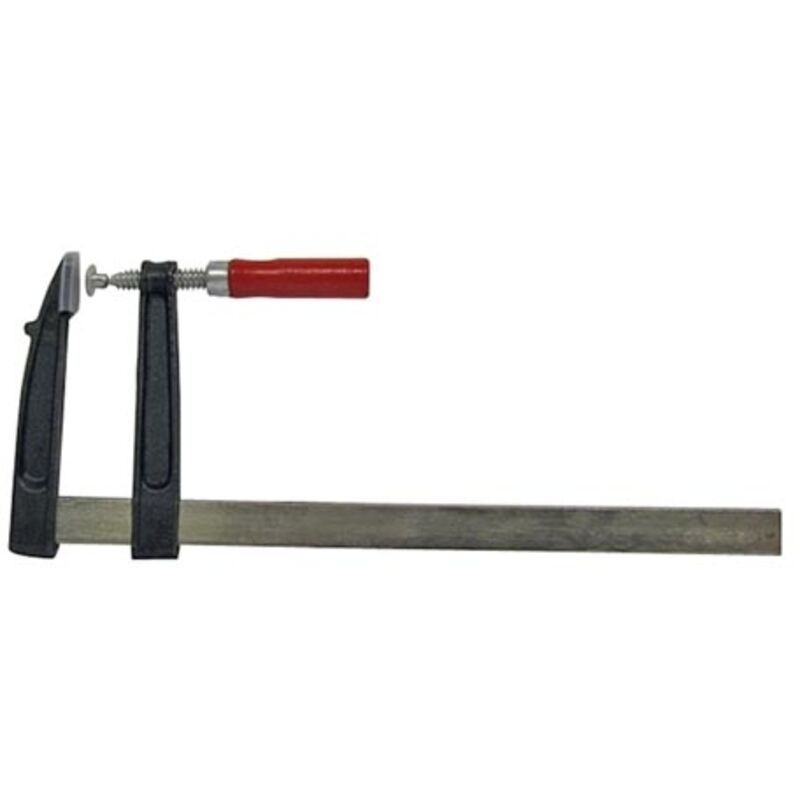 Toolland-zwinge, 300 X 120 Mm, 880 G, Ergonomischer Griff, Rot