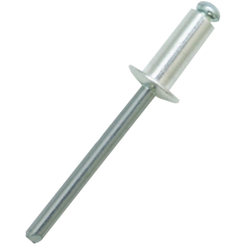 Silberne Aluminiumniete, 15 Mm Lang, 6,4 Mm Durchmesser (preis Pro Beutel Mit 50 Stück)