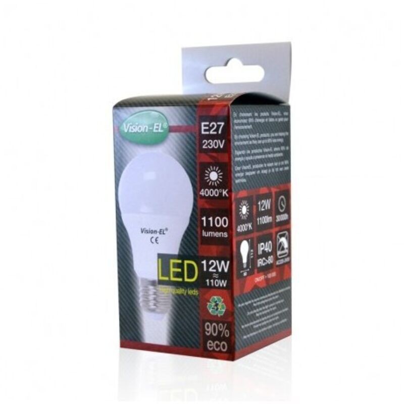 Vision-el E27 Led-lampe, 12 W, 4000 K, 230 Volt