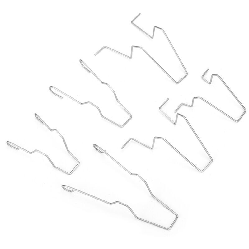 Jeffergarden 5zhsfulkit 6er-pack Federbelastete Stahl-scheinwerferlampen-befestigungsclips, Kompatibel Mit H1/h3/h4/h7-lampen