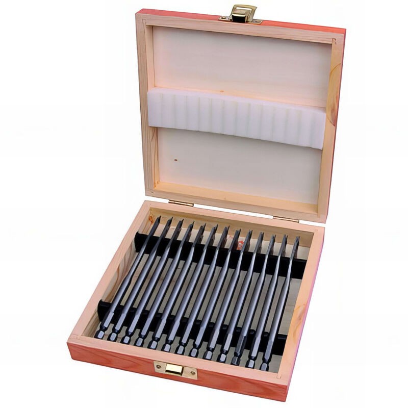 Quicklock 13-teiliges Flachholzbohrer-set, Stahl, 6 Bis 25 Mm Durchmesser X 6,35 Mm Stärke - Ka050066 - Arbeitskosten