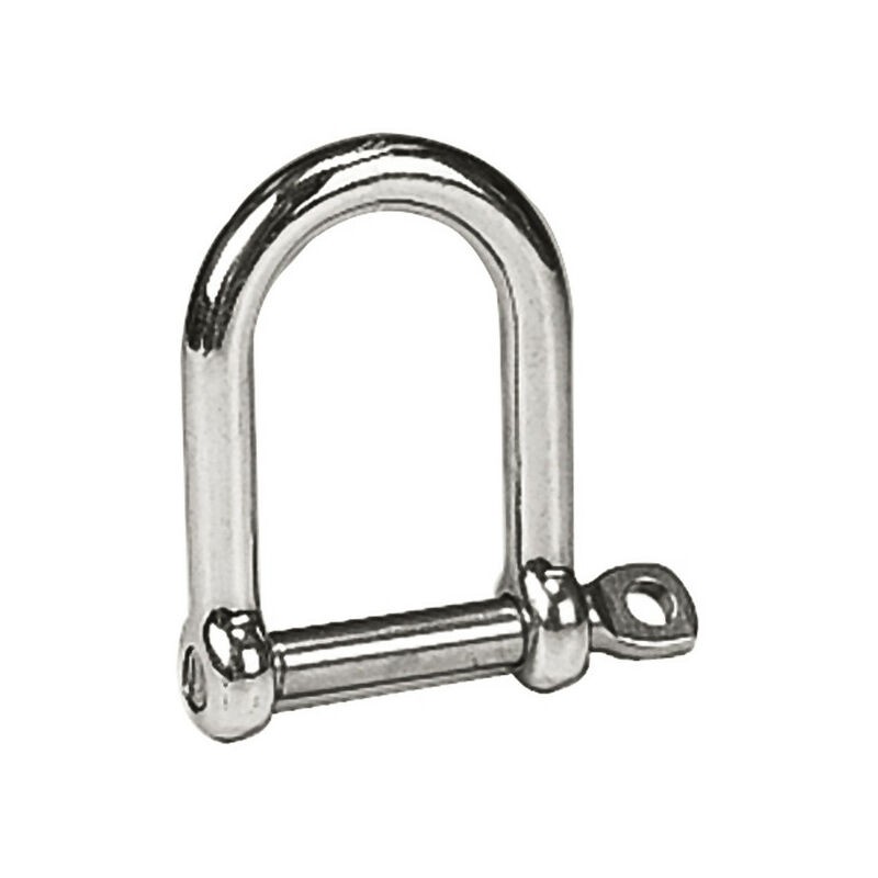 Breiter Edelstahlschäkel - - 6 Mm - Breiter Edelstahlschäkel - - 6 Mm - Breiter Edelstahlschäkel - - 6 Mm