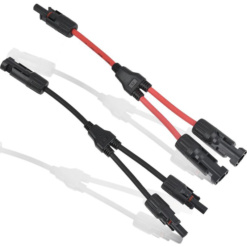 Paar Professioneller Solarkabelverbinder, Mff/fmm Y-verbinder Für Photovoltaik-solaranlagen
