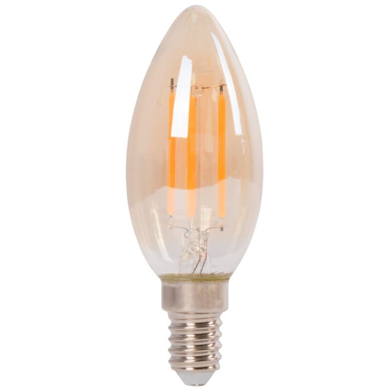 E14 C35 Led-glühbirne Mit Kerzenfaden – 4 W – Vintage – 2200 K – Warmweiß