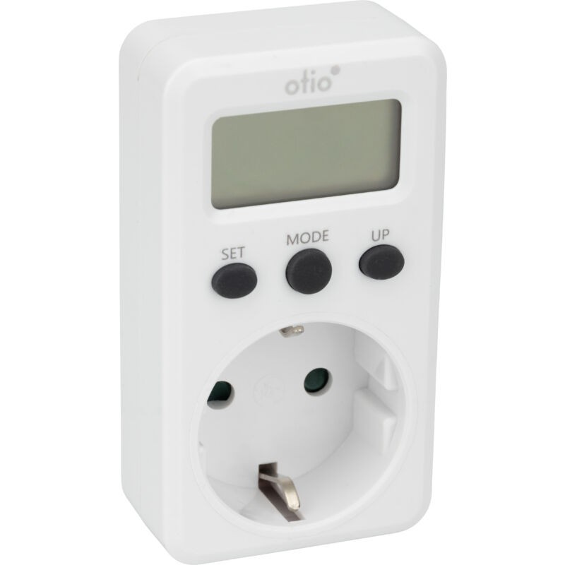 Schuko-stromverbrauchsregler – Weiß – Otio – Schuko-stromverbrauchsregler – Weiß – Otio