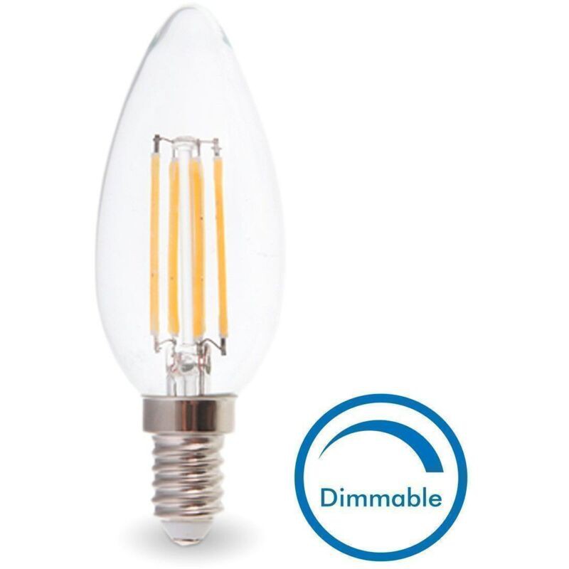 Ampoule Led E14 4w Eq 40w Dimmable Température De Couleur: Blanc Chaud 2700k