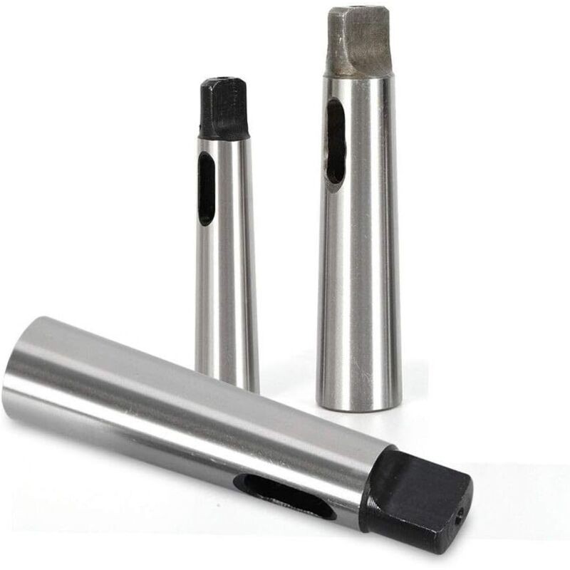 Set Mit 3 Morsekonus-reduzierhülsen Mk4/mk3/mk2/mk1 – Für Bohrer Und Bohrer – Mit Morsekonus-set