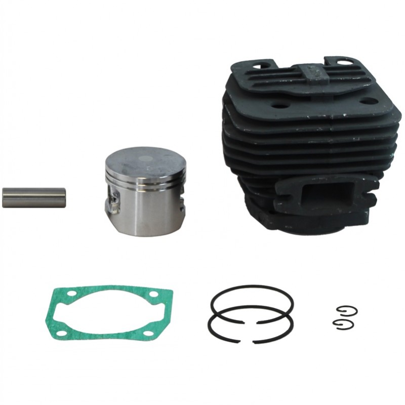 Gt Garden – Kit Cylindre Piston Pour Tronçonneuse 58 Cm3 – Piston 45mm – Alésage 45mm – Contenu : Cylindre, Piston, Segments, Axe, Circlips, Joint