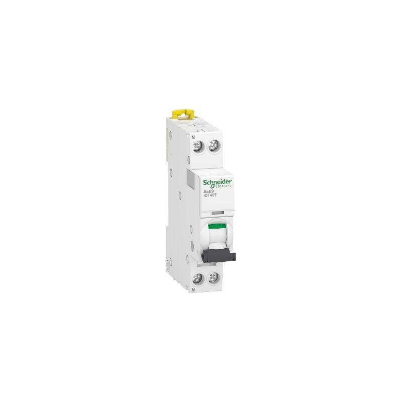 Schneider Electric – Disjoncteur Unipolaire 10a Courbe C – Protection 6ka – Installation Sur Rail Din – A9p22610