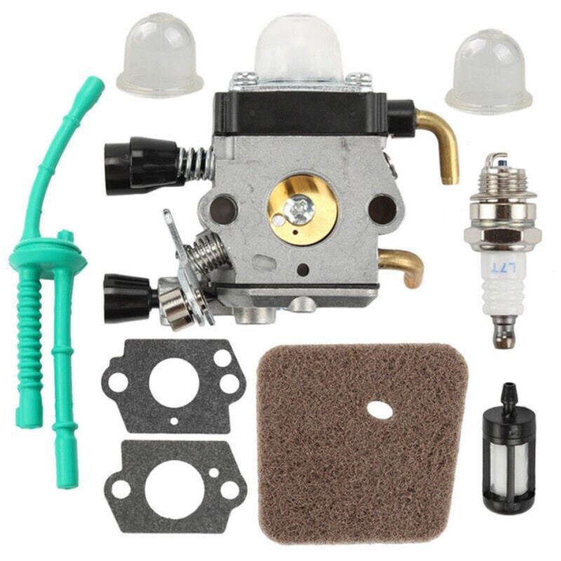 Kit De Carburateur Compatible Avec Stihl Fs38 Fs45 Fs46 Fs55 Km55 Pièces Et Accessoires Moteur Remplacer Kit De Conduite De Carburant Filtre À Air