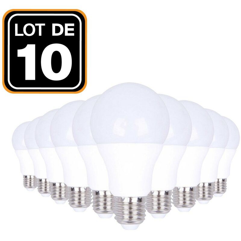 10 Ampoules Led E27 20w 6000k Blanc Froid Haute Luminosité - 10 Ampoules Led E27 20w 6000k Blanc Froid Haute Luminosité