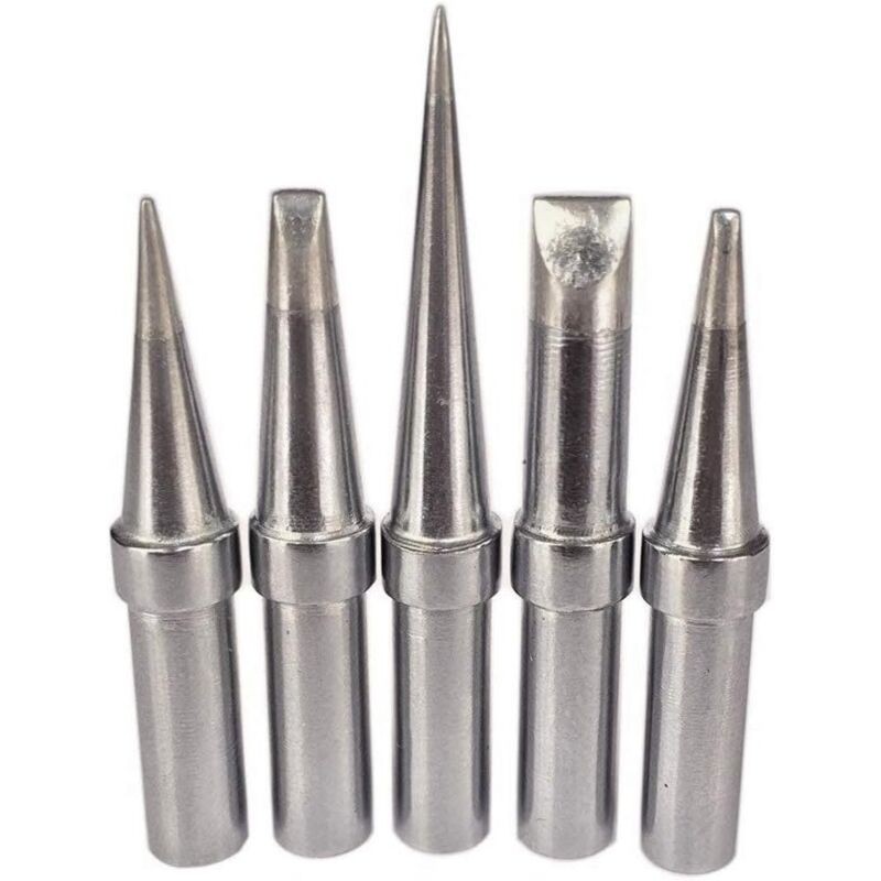 Umnuou – Lot De 5 Pointes De Fer À Souder Sans Plomb – Alliage Haute Résistance – Compatibles Weller Wesd51, Wesd50, Wcc100 – Pour Circuits Imprimés
