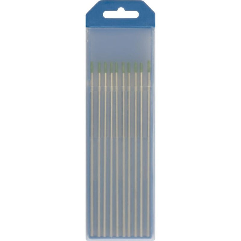 10 Electrodes Tungstene Pur Wp Vert - 2.40 Mm - 10 Electrodes Tungstene Pur Wp Vert - 2.40 Mm