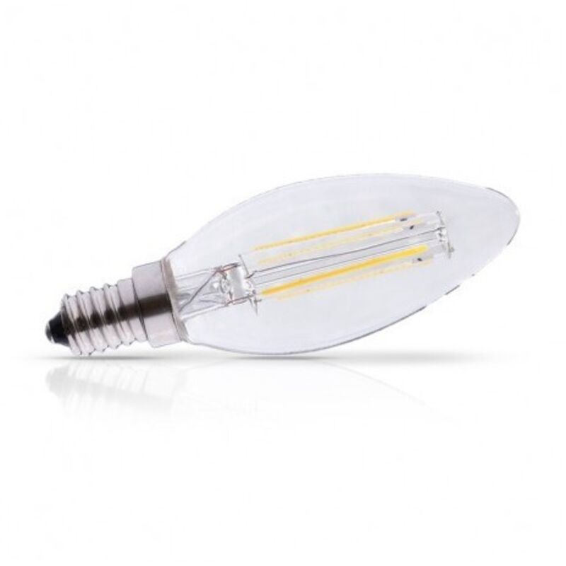 Ampoule Led Dimmable E14 5w 470lm Flamme - Blanc Chaud 2700k - Ampoule Led Dimmable E14 5w 470lm Flamme - Blanc Chaud 2700k