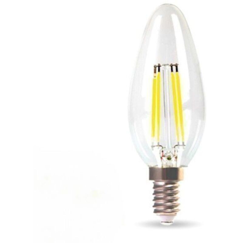 Ampoule Led E14 5.5w Eq 50w Filament Température De Couleur: Blanc Chaud 2700k