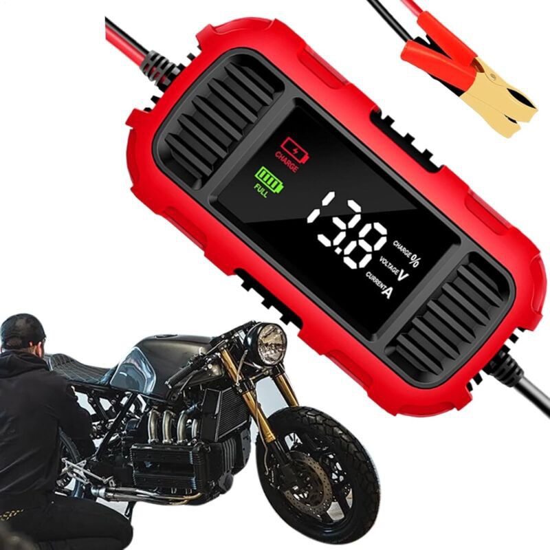 Chargeur D'Entretien Pour Moto, Chargeur De Batterie De Moto Chargeur D'Entretien Automobile 12 V - Chargeur D'Entretien Pour Moto, Chargeur De