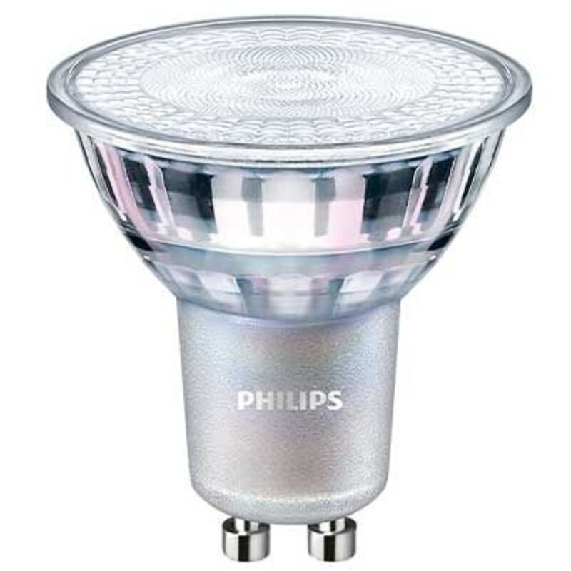 Philips – Lampe Led Gu10 Dimmable 4,9 W 365 Lm Blanc Chaud 3000 K – Irc 90 – Compatible Variateurs – Pour Intérieur