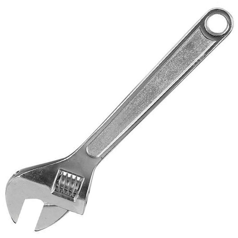 Silverline – Clé À Molette 375 Mm – Mâchoire 45 Mm Pour Écrous Et Boulons – Acier Au Carbone Matricé – Réglage Aisé – Wr50