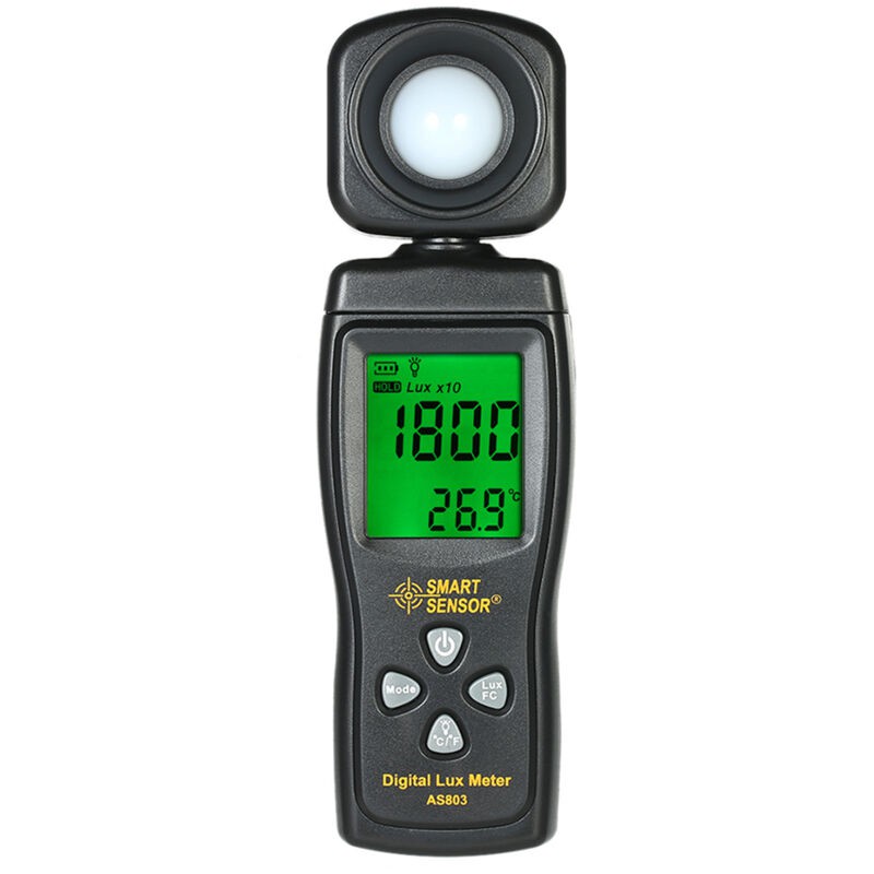 Mini Luxmètre Numérique Avec Écran Lcd, Illuminomètre Portatif, Photomètre, Luxmètre, 0-200000 Lux