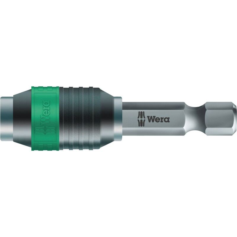 Wera – Porte-embouts Universel Ergonomique 50mm – Aimant Puissant Pour Embouts Hexagonaux 1/4' – Changement Rapide Et Facile