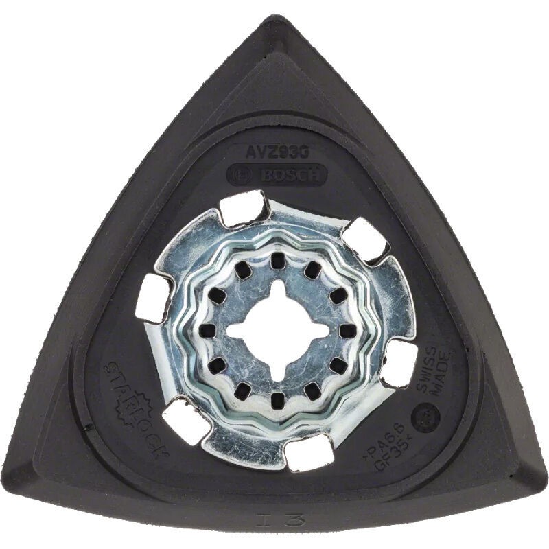 Bosch – Plateau De Ponçage Pro Avz93g Starlock 93mm – Pour Ponçage Précis Du Bois Et Élimination Peinture – Système De Fixation Rapide – 2608669125