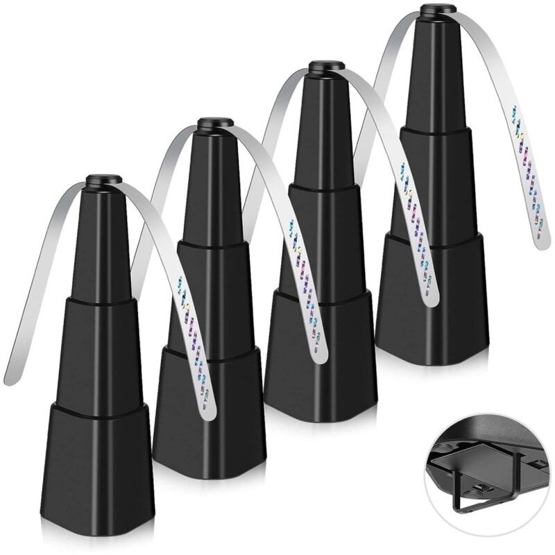 Odipie – Ventilateur Anti-mouches Sans Produits Chimiques – 15,74 Pouces – Léger Et Portable – Pour Repas En Extérieur – Lot De 4