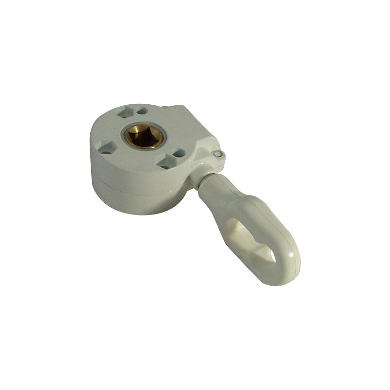 Treuil 1/11 Blanc Pour Stores Bannes – Entraxe 48mm – Carré 13mm – Réduction 11:1 – Conception Robuste Pour Usage Durable –