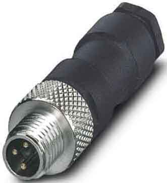 Phoenix Contact Stecker M8 gerade 3pol. SACC-M 8MS-3CON-M