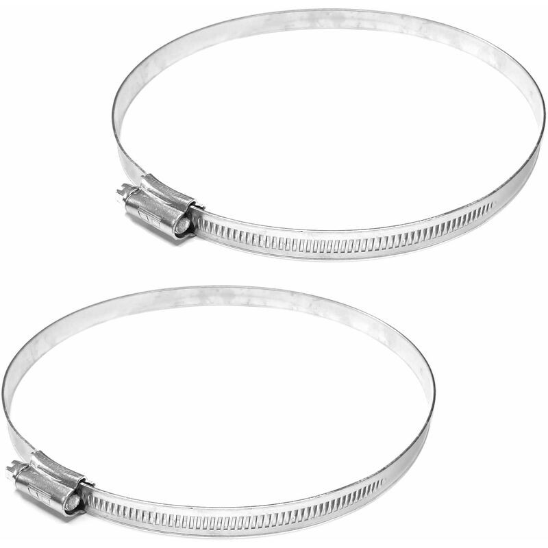 Cyclingcolors – Collier De Serrage À Crémaillère 100-120mm – Largeur 11,7mm – Acier Galvanisé – Bords Arrondis Pour Tuyaux Flexibles – Lot De 2