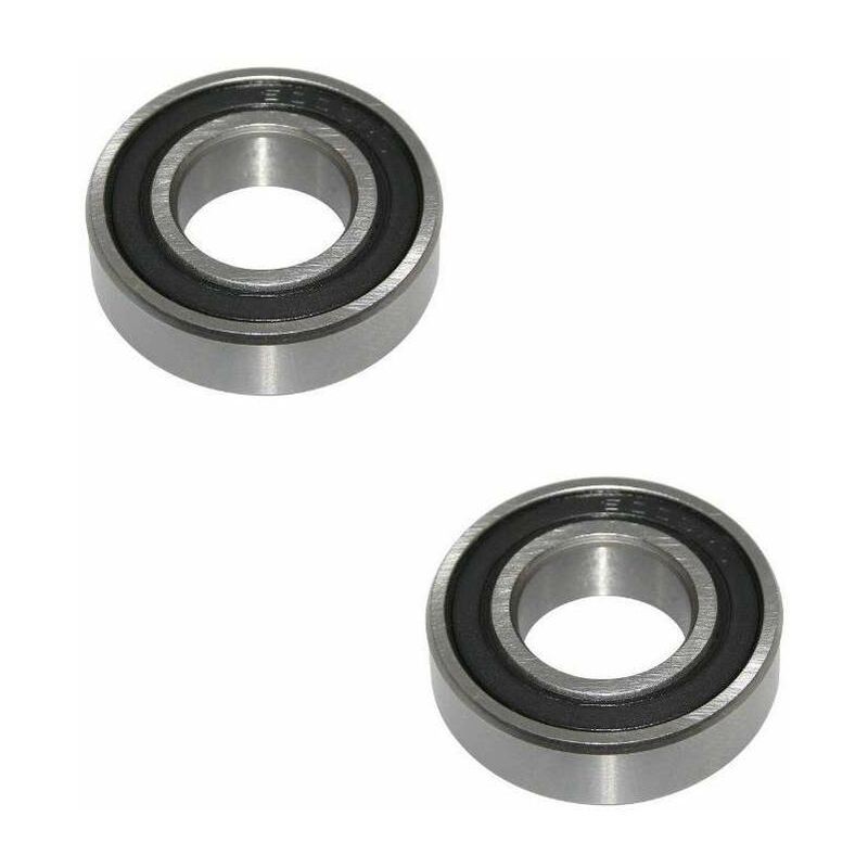 2x Roulement À Billes 6301-2rs 12x37x12mm Étanche Roue Moto Scooter Mobylette Voiture Remorque Tracteur