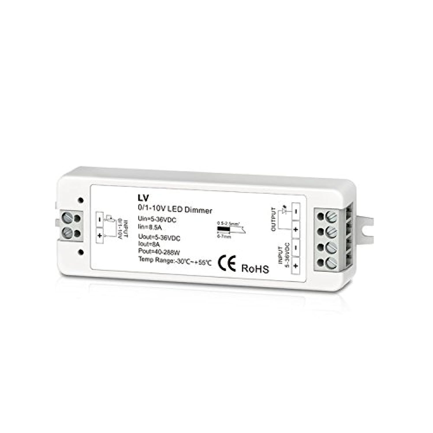 1-kanal-8a-led-dimmer – 0–10v-kompatibel – Flimmerfreier Pwm-ausgang – Für Innen- Und Außenbeleuchtung – 5–36v Dc