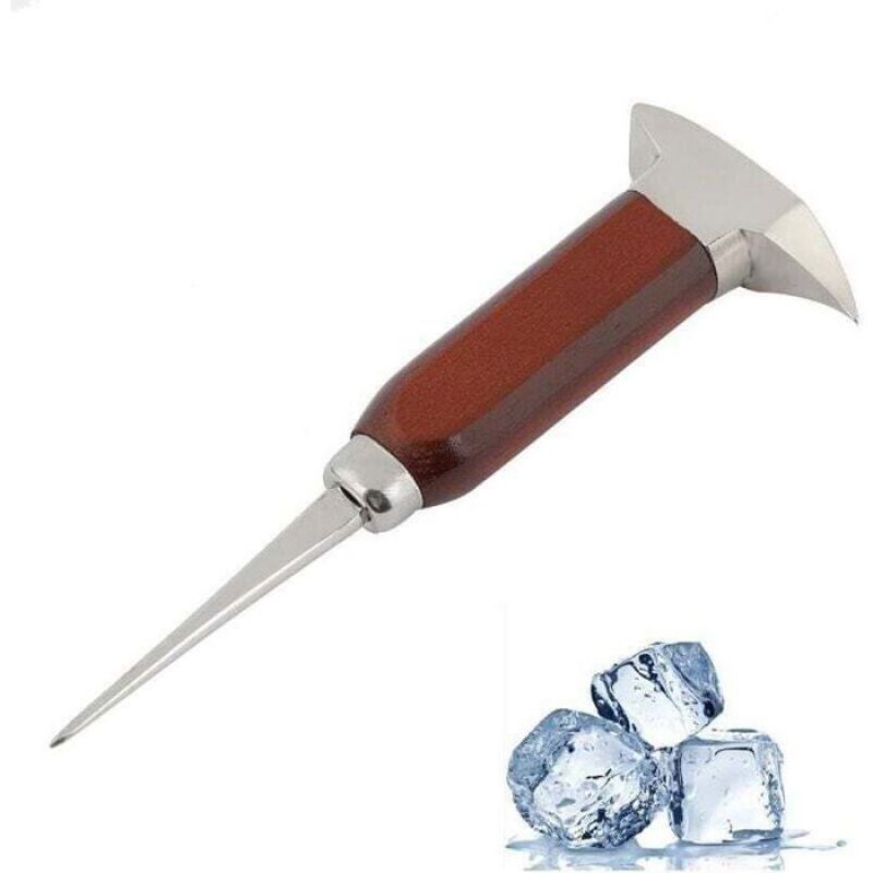 Eispickel Aus Edelstahl – Edelstahl – Länge 17 Cm – Sicherheitsgriff