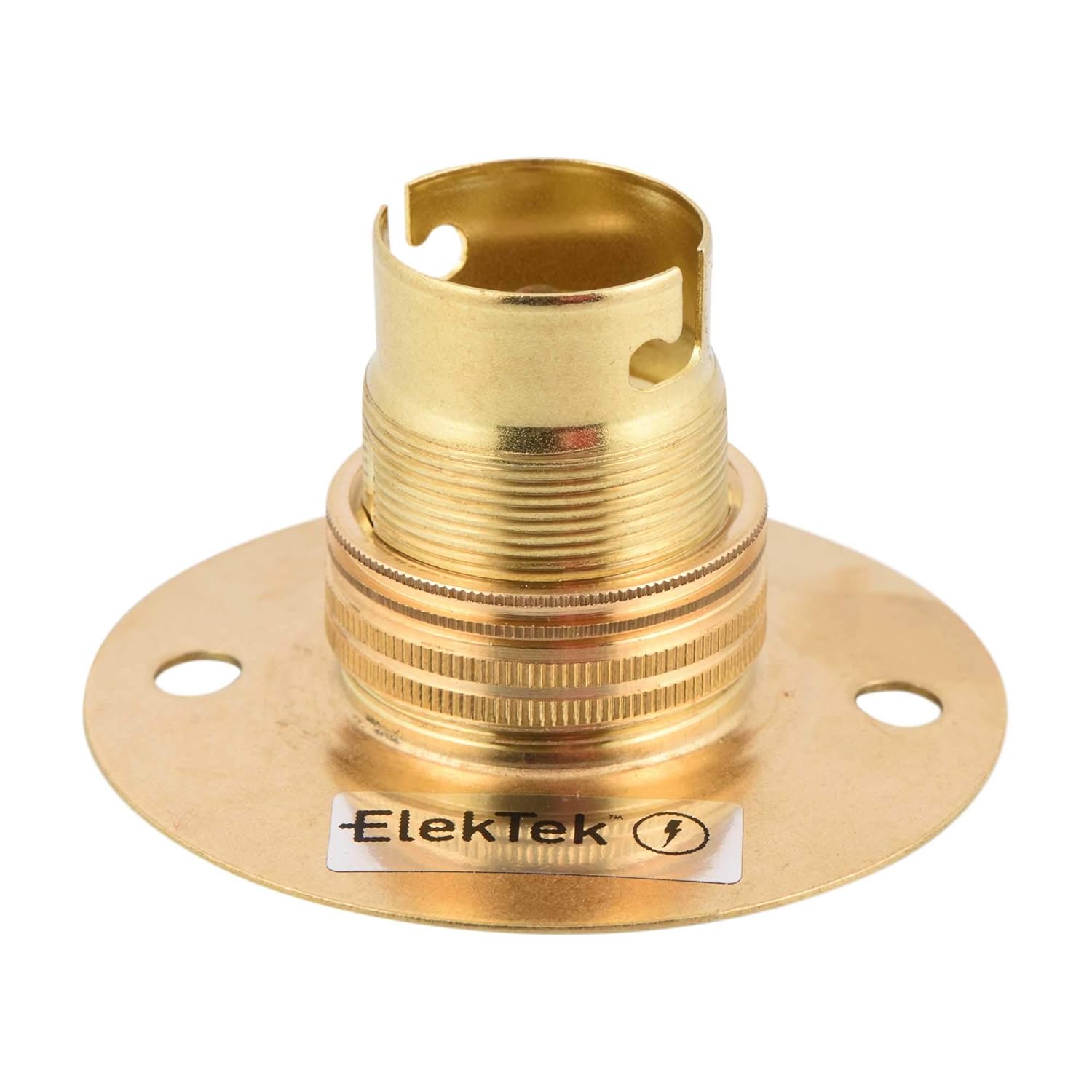 Lampenfassung B22 Aus Messing – 1 Stück – Massives Messing – 67 Mm Bajonettverschluss – Für Decken- Und Wandleuchten – Kompatibel Mit