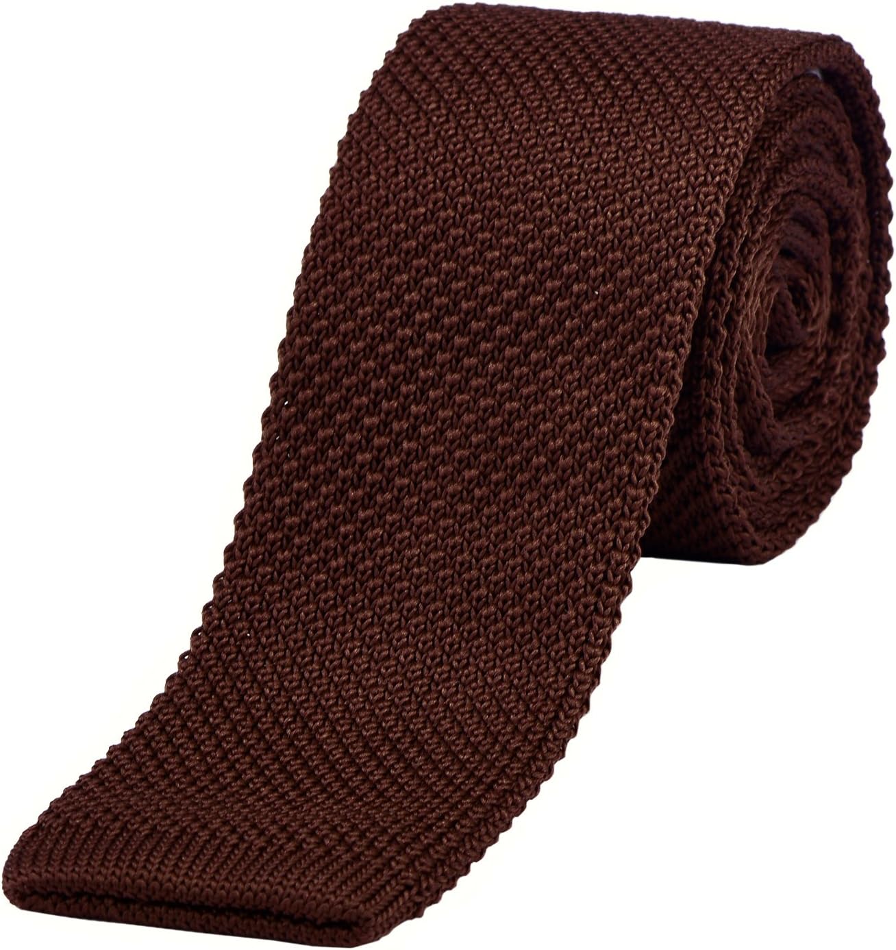 Gestrickte Krawatte – 1 Stück – Feinstrick 5 Cm – Modernes Und Elegantes Design – Für Hochzeiten, Büro Und Partys – Länge 150 Cm