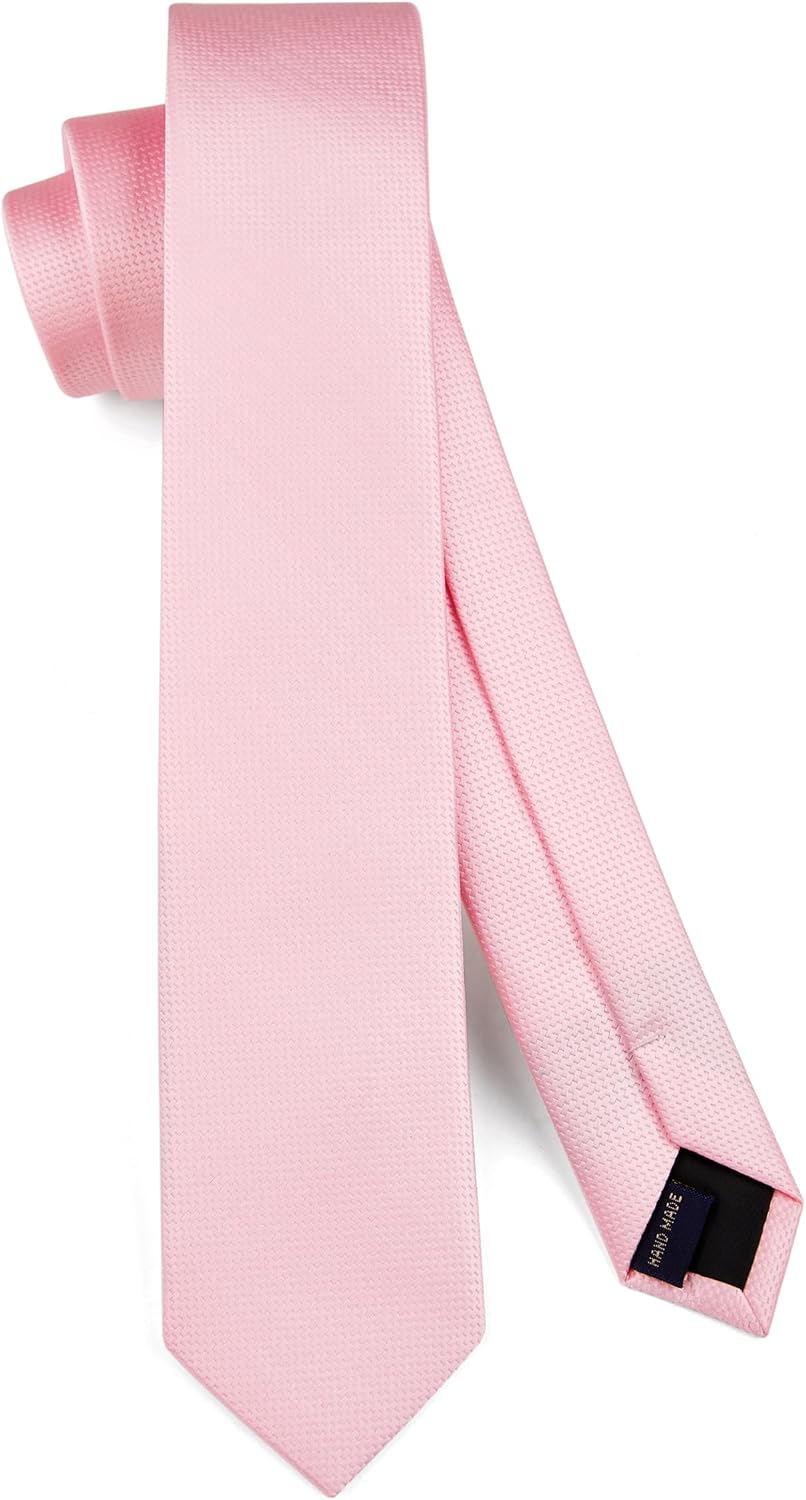 Herrenkrawatte 6 Cm – 1 Stück – Seide Und Polyester – Extra Schmales, Elegantes Design – Büro, Hochzeit, Party – Schwarz, Blau, Grau