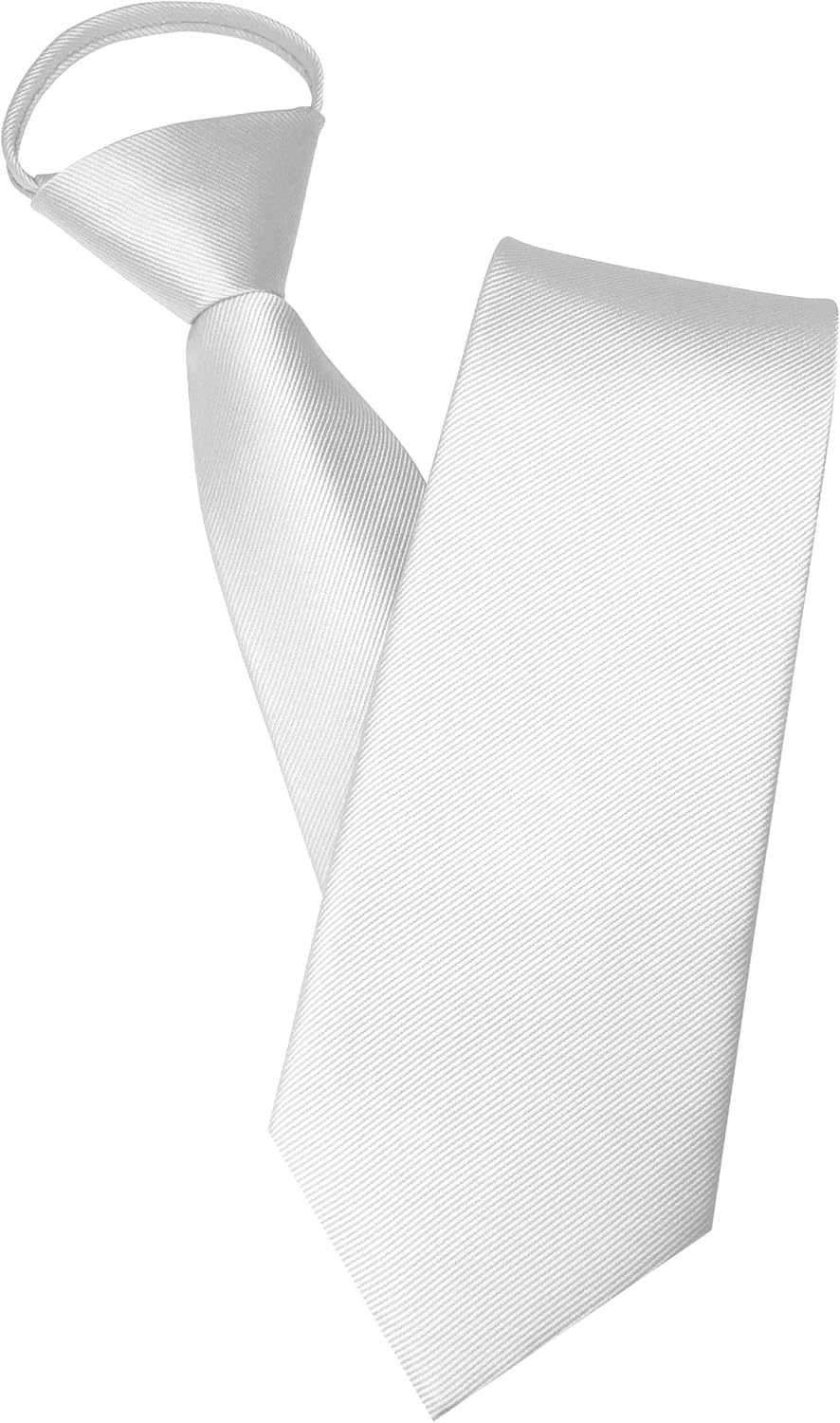 Herrenkrawatte, 1-teilig, Polyester In Seidenoptik, Elastischer Schnellverschluss, Für Büro, Hochzeit, Reisen, 54 X 8 Cm, Schwarz