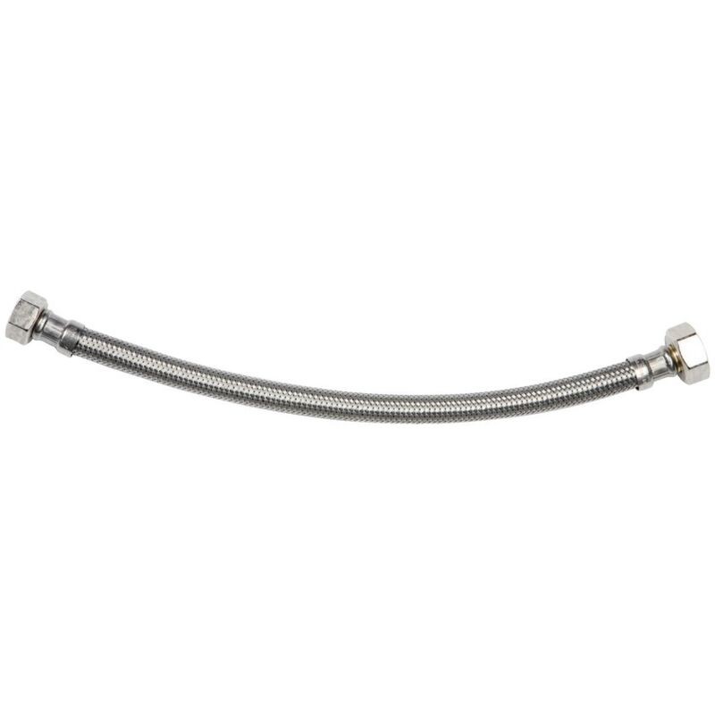 Flexible Sanitaire 50cm Ff 20x27 Dn13 Tresse/douille Inox Écrou Laiton 1p - Flexible Sanitaire 50cm Ff 20x27 Dn13 Tresse/douille Inox Écrou Laiton 1p