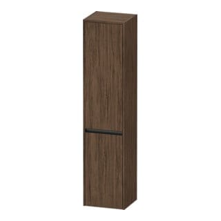 Duravit Hochschrank Ketho.2 40x36x176cm, 2 T, Anschl li, Nussb dkl.