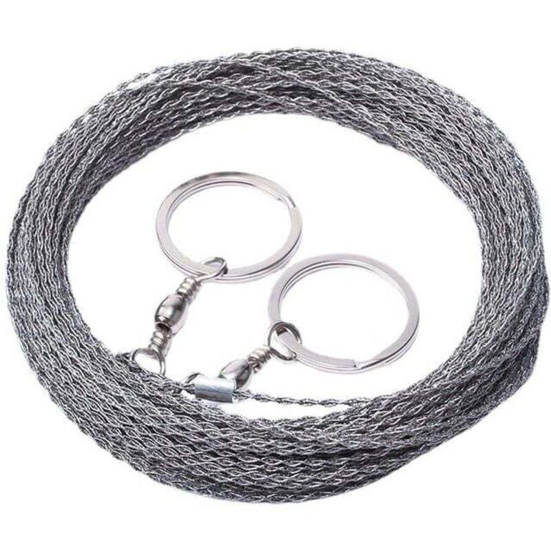 Scie À Fil Extérieure De 10 Mètres De Long, Câble De Survie Pour Scie À Fil, Corde De Coupe De Fil De Tronçonneuse En Acier Inoxydable Épaissi