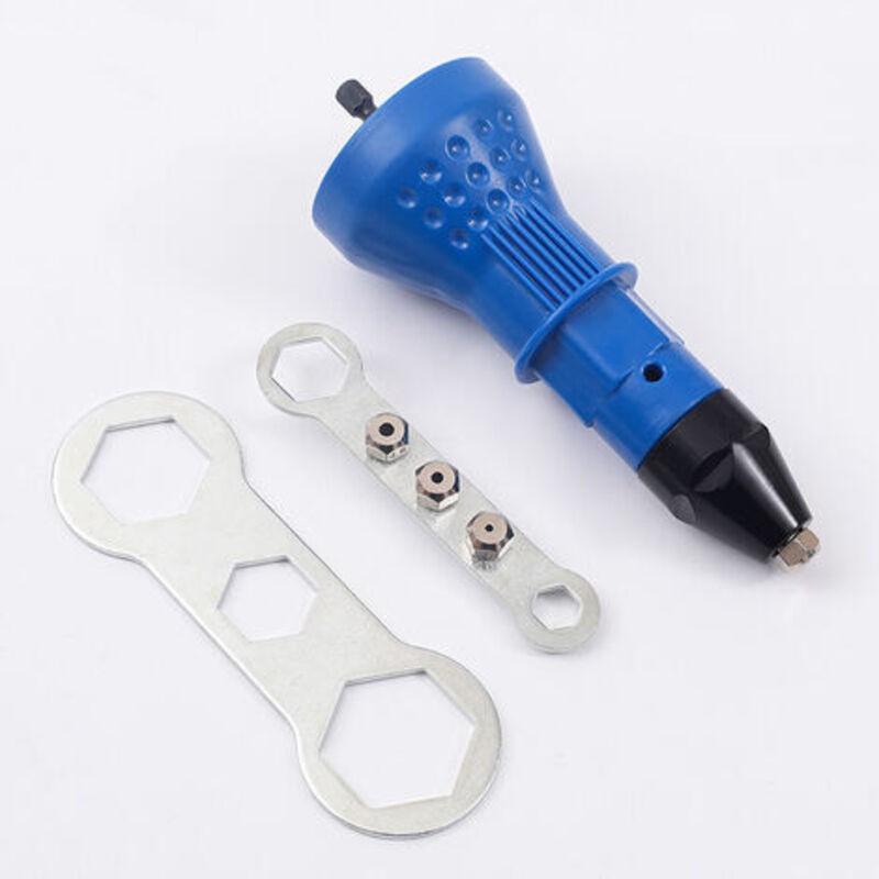 Pistolet À Riveter Pour Perceuse Sans Fil Électrique - Outil De Rivetage Sans Fil - Adaptateur Pour Perceuse À Riveter