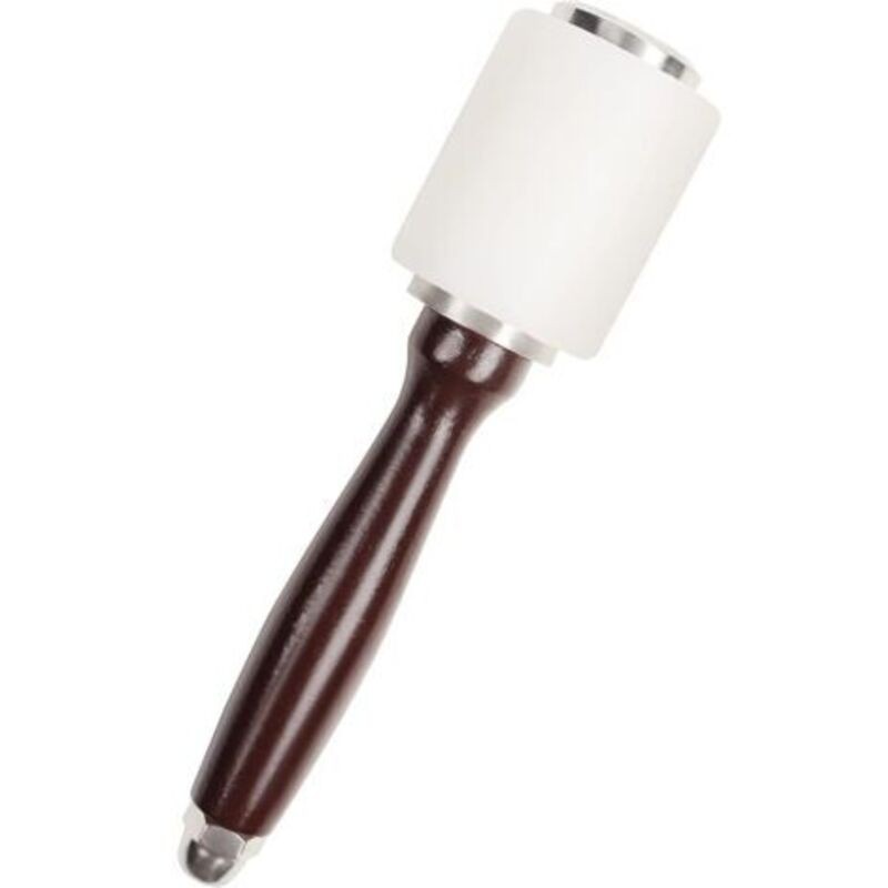 Maillet Cuir - 20,5 Cm - Maillet Caoutchouc De Nylon Avec Manche En Bois - Outils Cuir Pour Couture, Maroquinerie, Travail Du Cuir, Sculpture,