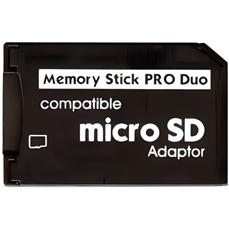 Speicherkartenadapter – Micro-sd Auf Memory Stick Pro Duo – Schwarz – Konnektivität
