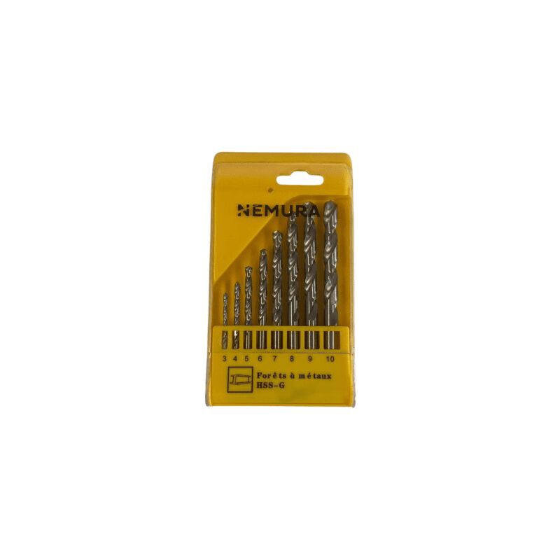 Hss-g 8-teiliges Metallbohrer-set - Hss-g 8-teiliges Metallbohrer-set - Hss-g 8-teiliges Metallbohrer-set