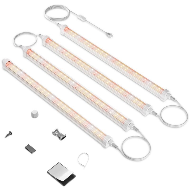 Lampe De Croissance Led Glowbar10d 10w À Spectre Complet, Gradable Et À Liaison Magnétique Pour Jardins Intérieurs Et Semis