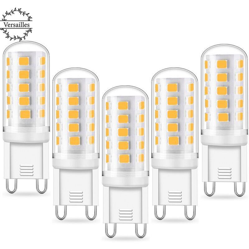 Ampoules Led G9 3w Équivalent À 40w Halogène Lumière Blanc Froid 6000k, Ac220-240v,lampe Led À Économie D'énergie, Non Dimmables,sans