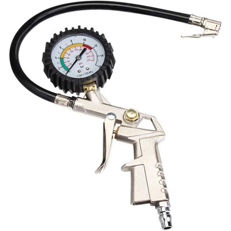Controleur Pression Pneus Manometre Pression Pneu Jauge De Pression Des Pneus Pistolet Gonflage De Pneu Manomètre Testeur De Pression D'Air